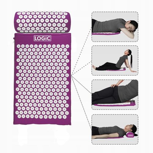 MATA ZDROWOTNA DO AKUPRESURY Z KOLCAMI + PODUSZKA na Arena.pl