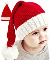 Czapka Mikołaja Świętego Mikołajki Dziecięca Strój