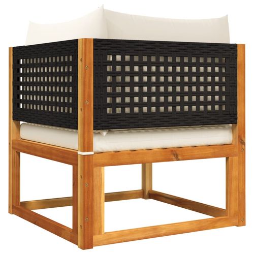 6-częściowy zestaw wypoczynkowy do ogrodu z poduszkami, drewno akacjowe i r na Arena.pl