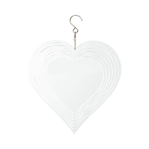 Wind Spinner 20 cm do sublimacji - serce zdjęcie 1