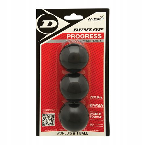 PIŁKA DO SQUASHA SQUASH DUNLOP PROGRESS 3 SZTUKI na Arena.pl