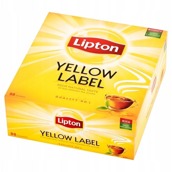 Pakiet Herbata czarna ekspresowa 8x88 torebek Lipton zdjęcie 6