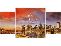 80X40CM ZEGAR NOWOJORSKI KRAJOBRAZ OBRAZ