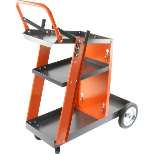 WÓZEK SPAWALNICZY DO SPAWAREK Z PÓŁKAMI STABILNY MOBILNY PÓŁKA NA BUTLĘ na Arena.pl