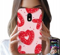 ETUI DO SAMSUNG GALAXY J5 2017 - KOBIECE, MODNE WZORY XOXO SERCE + SZKŁO
