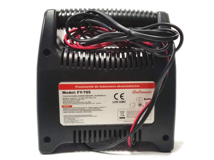 GRATISY# PROSTOWNIK ŁADOWARKA DO AKUMULATORA 12V 6A zdjęcie 3