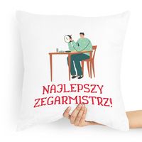 Poduszka Dla Zegarmistrza Najlepszy Zegarmistrz Z Nadrukiem Ze Zdjęciem