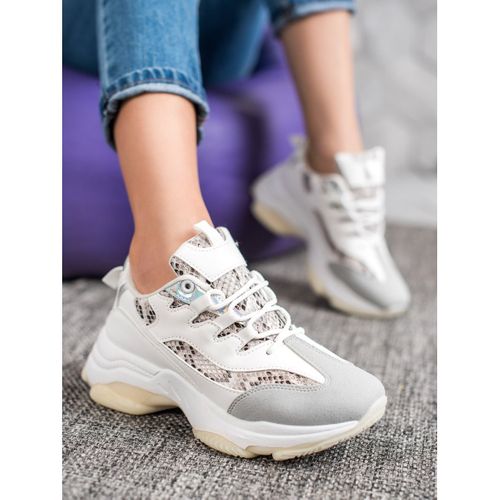 Sneakersy Na Platformie Snake Print r.38 na Arena.pl