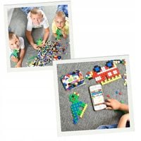 KLOCKI KONSTRUKCYJNE MINI WAFLE Meli Minis Pastel 1200 El PUZZLE MOZAIKA