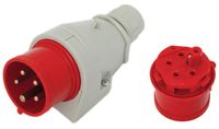 wtyka izolacyjna stała 32a 400v 3p+z ip44 - ex-twt-116