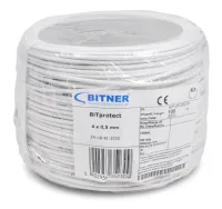 Kabel przewód YTDY 4x0,5 mm BiTprotect alarmowy domofonowy miedź drut 100m