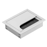 Przepust przelotka do kabli Merida prostokątny 80 x 100, Srebrny