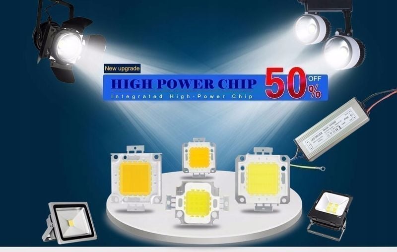 Dioda Cob Moduł Led 50 W Neutralna Do Halogena zdjęcie 5