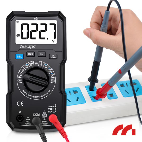 Multimetr Cyfrowy Miernik Prądu Elektryczny Tester LCD zdjęcie 6