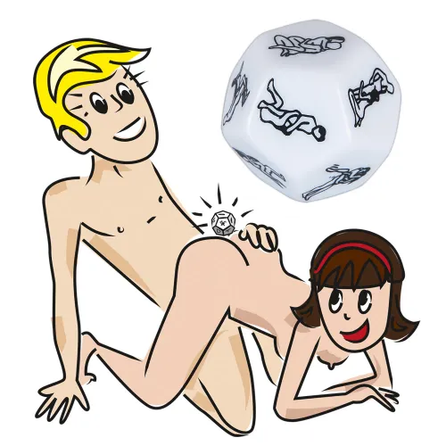 you2toys dice game 12-ścienna kostka z pozycjami komiksowymi 3x3x3 cm na Arena.pl