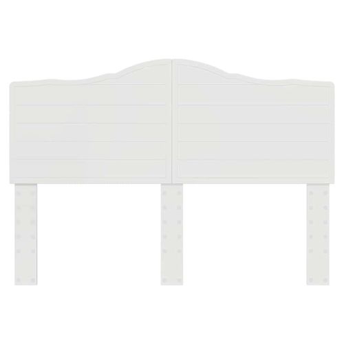 Zagłówek Błyszcząca biel 150 cm Materiał drewnopochodny na Arena.pl