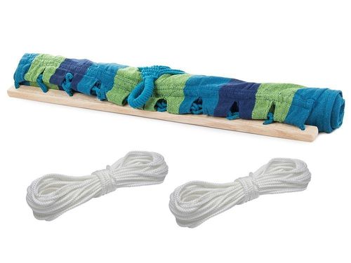 KLASYCZNY HAMAK W PASKI OGRODOWY WISZĄCY ZE STELAŻEM na Arena.pl