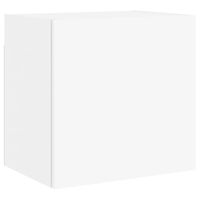 Ścienna szafka TV, biała, 40,5x30x40 cm