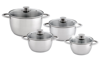 Zestaw garnków FLORINA Henry 8 cz. Indukcja INOX