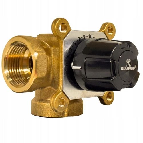 ZAWÓR 3 DROGOWY TRZY DROŻNY MIESZAJĄCY MIESZACZ REGULACYJNY 1" DN25 MOSIĄDZ na Arena.pl