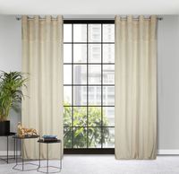 Zasłona gotowa na przelotkach LIZA 140x250 Eurofirany kremowo/złota