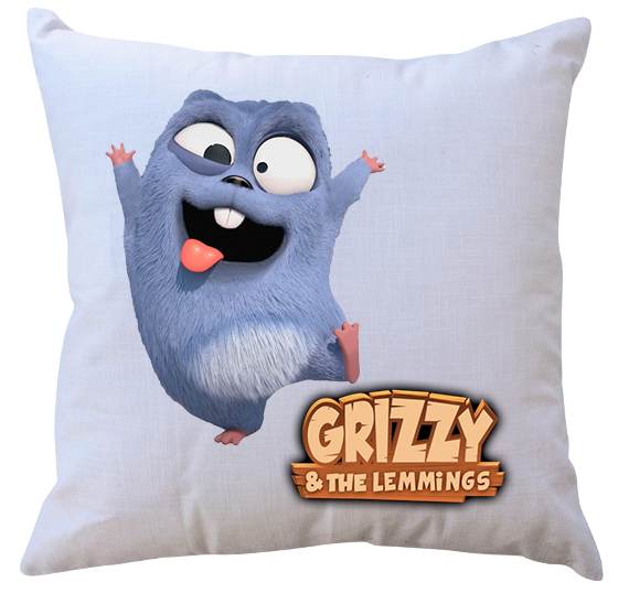 Poduszka Grizzy i Lemingi zdjęcie 1