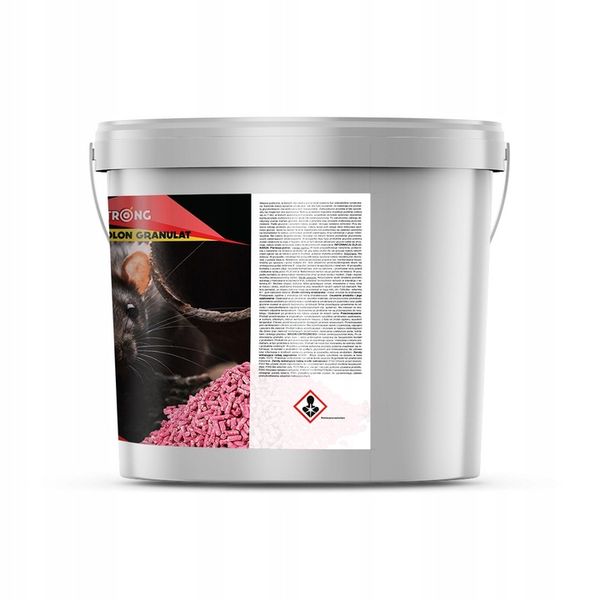 STRONG GRANULAT MOCNA WABIĄCA TRUTKA NA MYSZY SZCZURY BROMADIOLON 3 KG zdjęcie 8