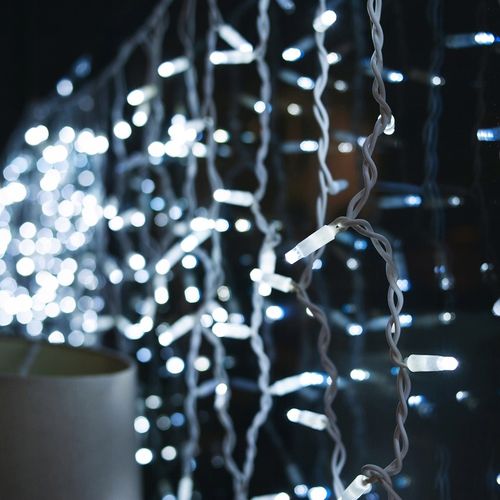 SOPLE FLASH 500 LED ZEWNĘTRZNE BIAŁE ZIMNE CHOINKOWE lampki z Flashem na Arena.pl