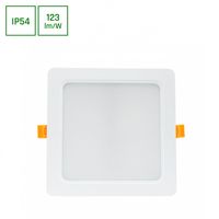 DURE 3 DOWNLIGHT 18W NW 230V 110st IP54 IK06 170x170x34 BIAŁY kwadratowa zasilacz zintegrowany