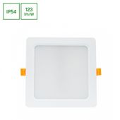 DURE 3 DOWNLIGHT 18W NW 230V 110st IP54 IK06 170x170x34 BIAŁY kwadratowa zasilacz zintegrowany
