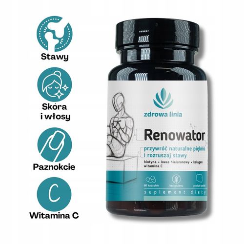 Renowator Kolagen Naticol kwas hialuronowy wit C na stawy skórę paznokcie na Arena.pl