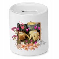 Skarbonka Prezent Walentynki You Me Love Z Nadrukiem Ze Zdjęciem