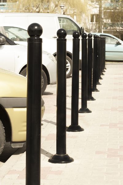 SŁUPEK MIEJSKI ŁÓDZKI STALOWY zdjęcie 3