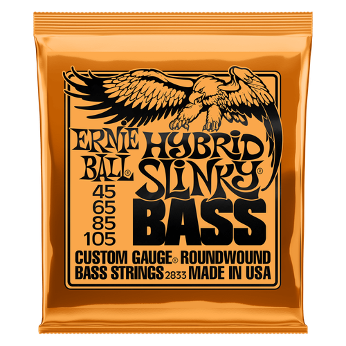 Struny do basu gitary basowej 4 strunowej 45-105 Ernie Ball 2833 na Arena.pl