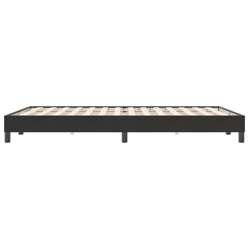 Łóżko Box Spring bez materaca Czarne 140x220 cm Aksamit na Arena.pl