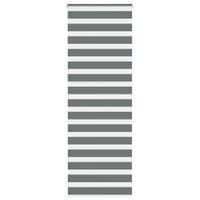 Roleta zebra, ciemnoszara, szerokość tkaniny 75,9 cm, poliester
