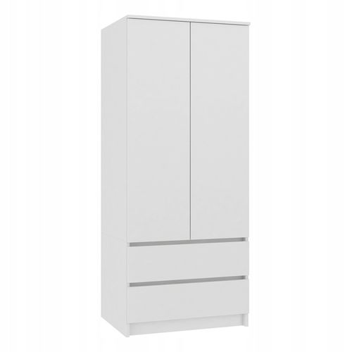 Szafa garderoba 90cm 2szuflady biała B-9 na Arena.pl