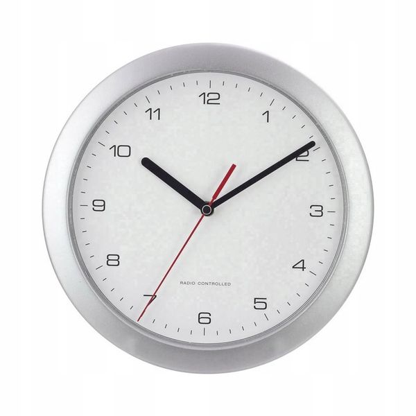 Zegar ścienny sterowany radiowo DCF77 automat 25cm zdjęcie 1