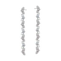 Srebrne kolczyki KSC6196 - Cyrkonia