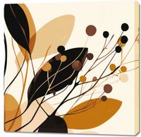 Obraz 90x90cm Jesienne Sylwety