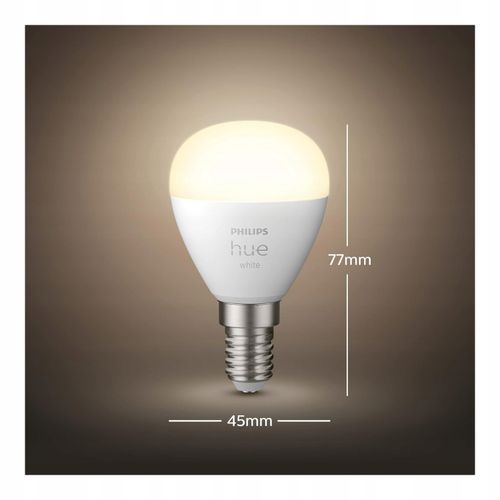 Żarówka Led E14 Inteligentna Ściemnialna Bluetooth 470 Lm 3000K Philips Hue na Arena.pl
