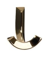 Nowoczesny wieszak Schwinn Z093 Rozstaw w mm - 32, Kolor pokrycia - Złoty połysk