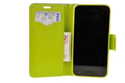 Etui Portfel Fancy Case do SAMSUNG GALAXY J5 2017 J530 niebieski na Arena.pl