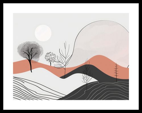 Plakat 40x30cm Półcień Widoku na Arena.pl