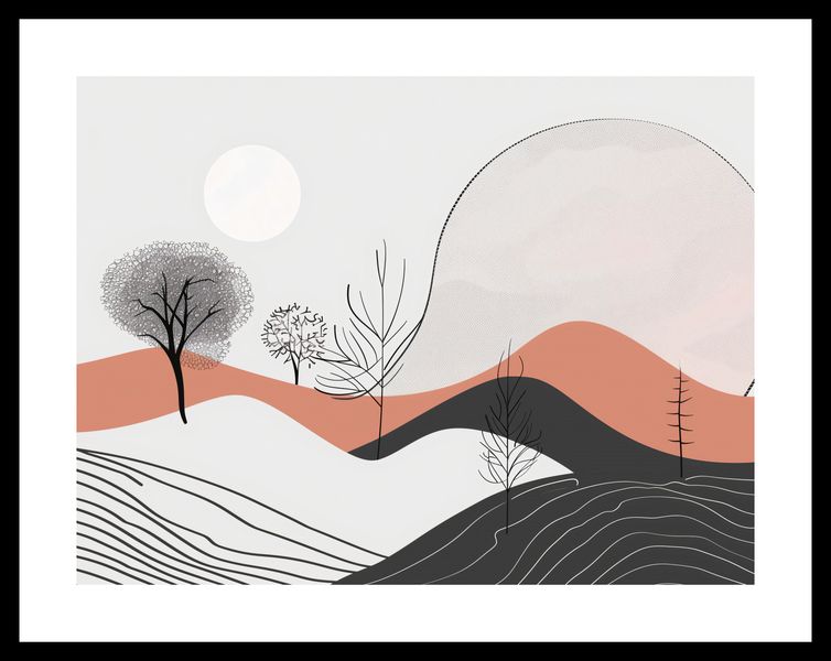 Plakat 40x30cm Półcień Widoku zdjęcie 3