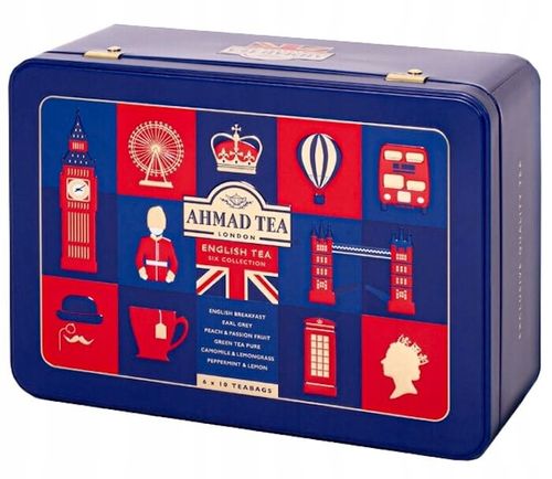 Ahmad Tea Six Collection zestaw herbat w puszcze bombonierka 6 smaków na Arena.pl