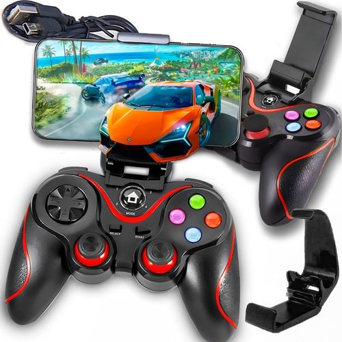 BEZPRZEWODOWY GAMEPAD PAD DO TELEFONU ANDROID PC iOS KONTROLER Z UCHWYTEM na Arena.pl