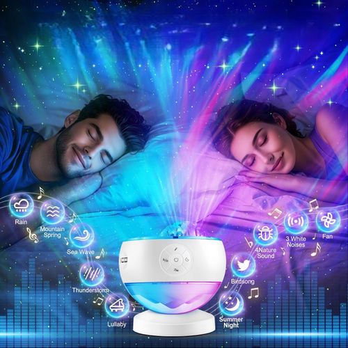 Projektor Gwiazd Głośnik Bluetooth Lampka Nocna Projektor Z Muzyką Pilot na Arena.pl