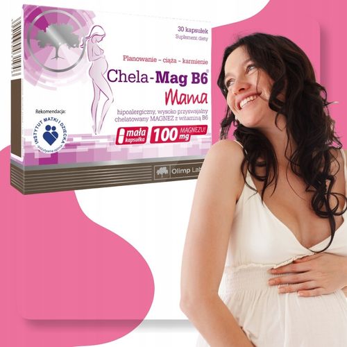 OLIMP Chela-Mag B6 Mama magnez i witamina B6 Suplement diety 30 kapsułek na Arena.pl