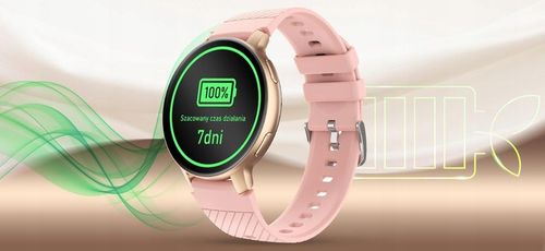 SMARTWATCH ZEGAREK DAMSKI WODOODPORNY PL MENU SPORT SMART WATCH na Arena.pl